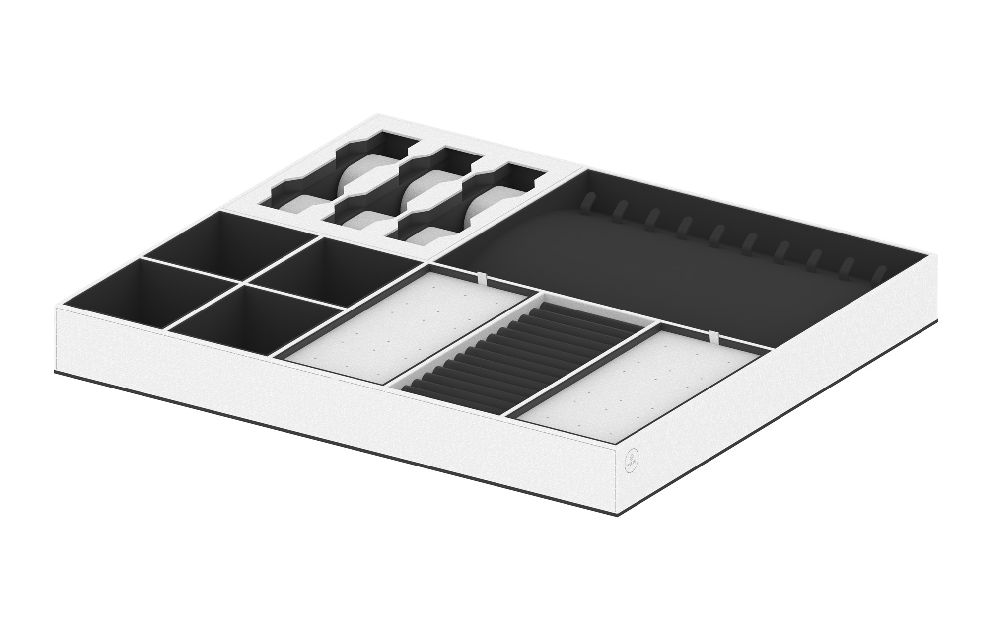 картинка Вклад А1 520 большой для бижутерии белый/черный 