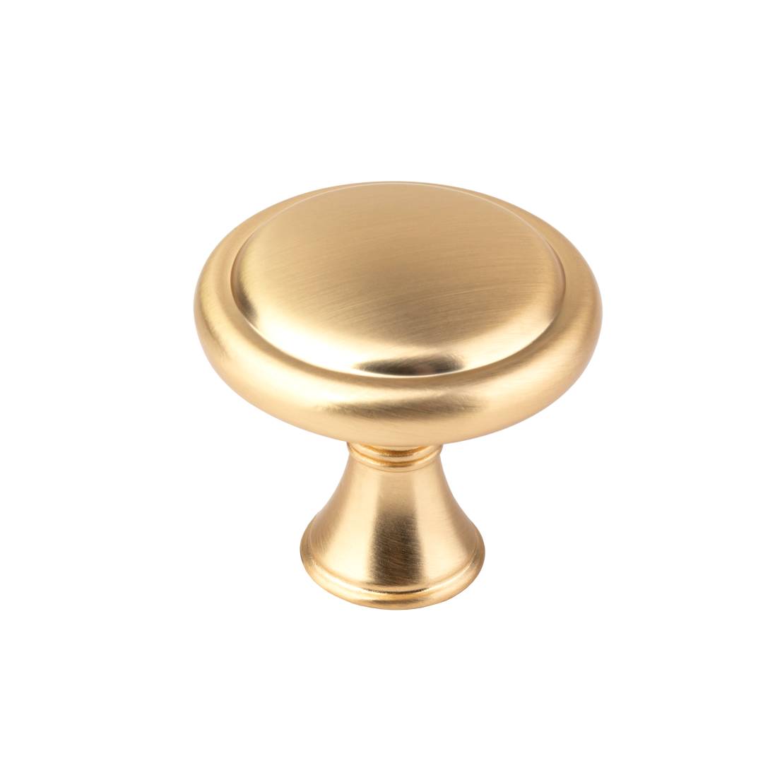 картинка Ручка ARTESI кнопка металл Золото матовое 