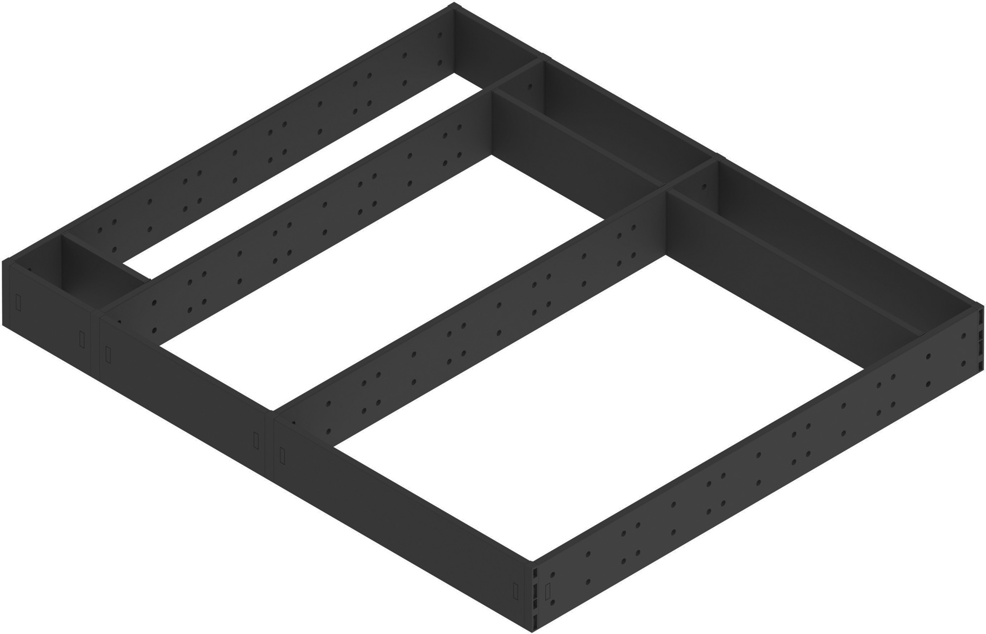 картинка SLIM BOX Рамка 264mm L-500 металл лак графит 